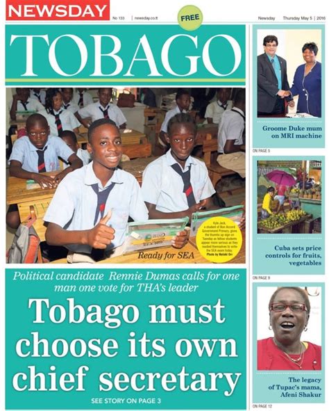 Always positive, equally liked and. . Trinidad and tobago newsday